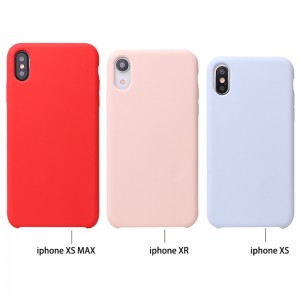 For  iphone plus cell phone case Soft liquid silicone TPU back cover mobile phone case