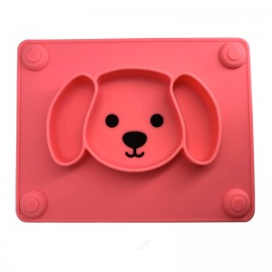 Silicone Food Plate for kids Silicone baby plate silicone placemat