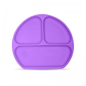 silicone placemat plate silicone baby feeding plate