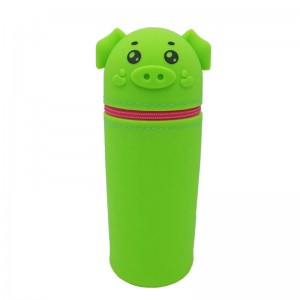 Candy-colored Silicone Pencil Case For Cute Stationery