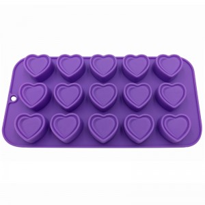 Sweet Love Silicone Heart Shape Chocolate Molds